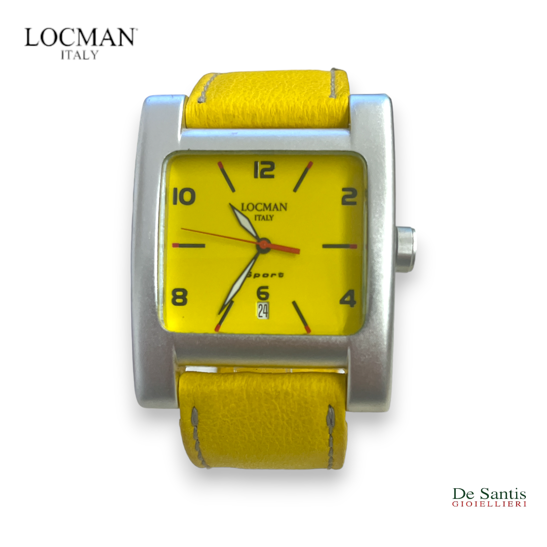 Locman Orologio Solo Tempo Giallo Gioielleria De Santis
