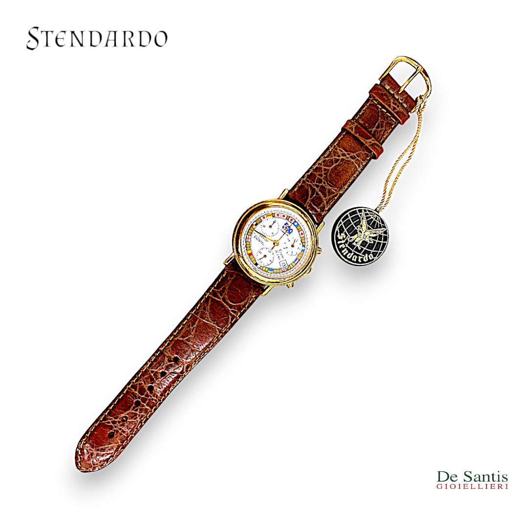 Stendardo Orologio Cronografo Edizione Limitata n.140 su 500 esemplari Gioielleria De Santis