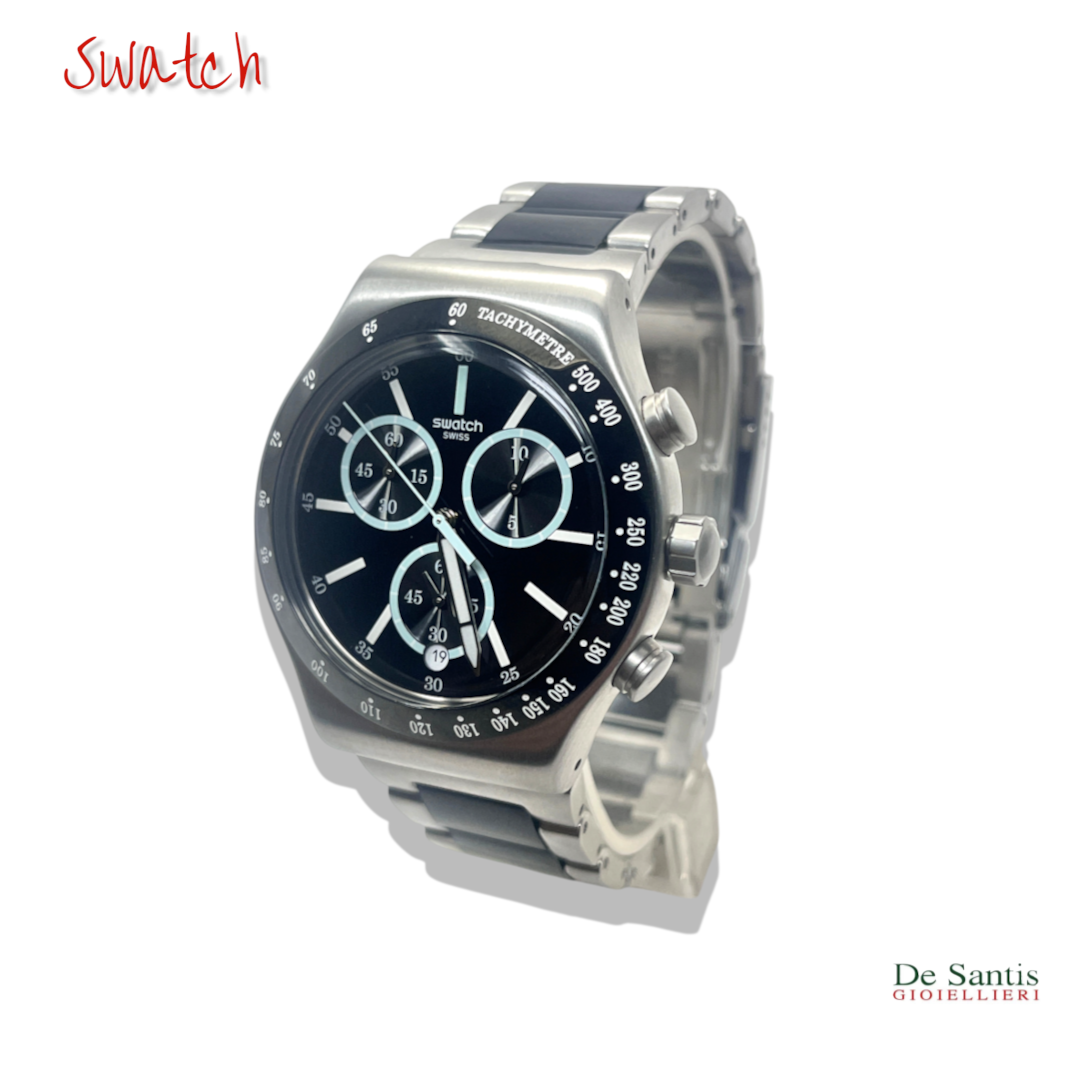 Swatch Irony Chrono Ironfresh YVS434G Acciaio: Il Fascino Urbano della Collezione Swatch Irony Chrono - immagine 2