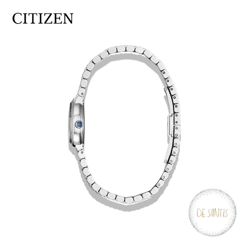 Orologio da donna Citizen L Rainell Edizione Limitata Ref EX1540-58L in acciaio con lunetta di diamanti, cassa a goccia da 20mm e quadrante blu sfumato Selezione De Santis - immagine 2