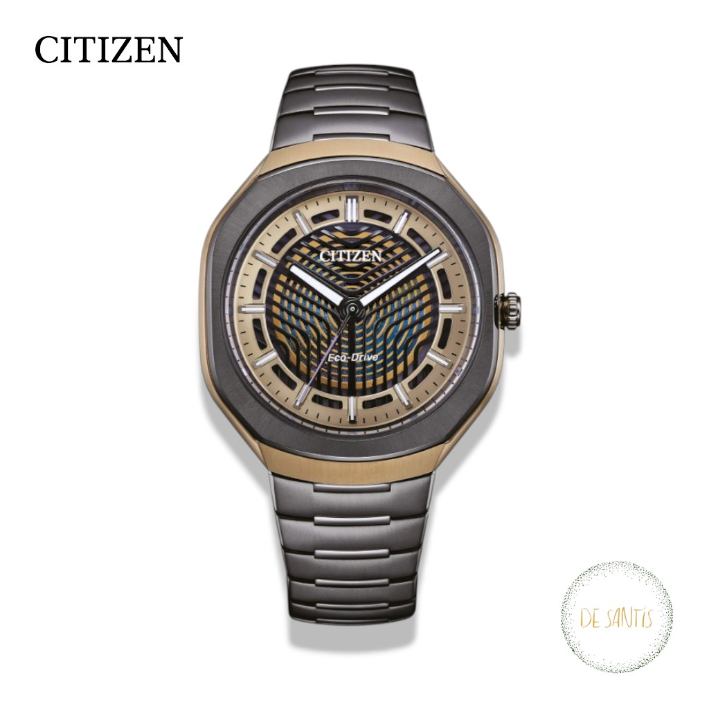 Orologio Citizen Eco-Drive Photon Edizione Limitata BJ6569-59X in Super Titanio nero e oro con quadrante strutturale Selezione De Santis