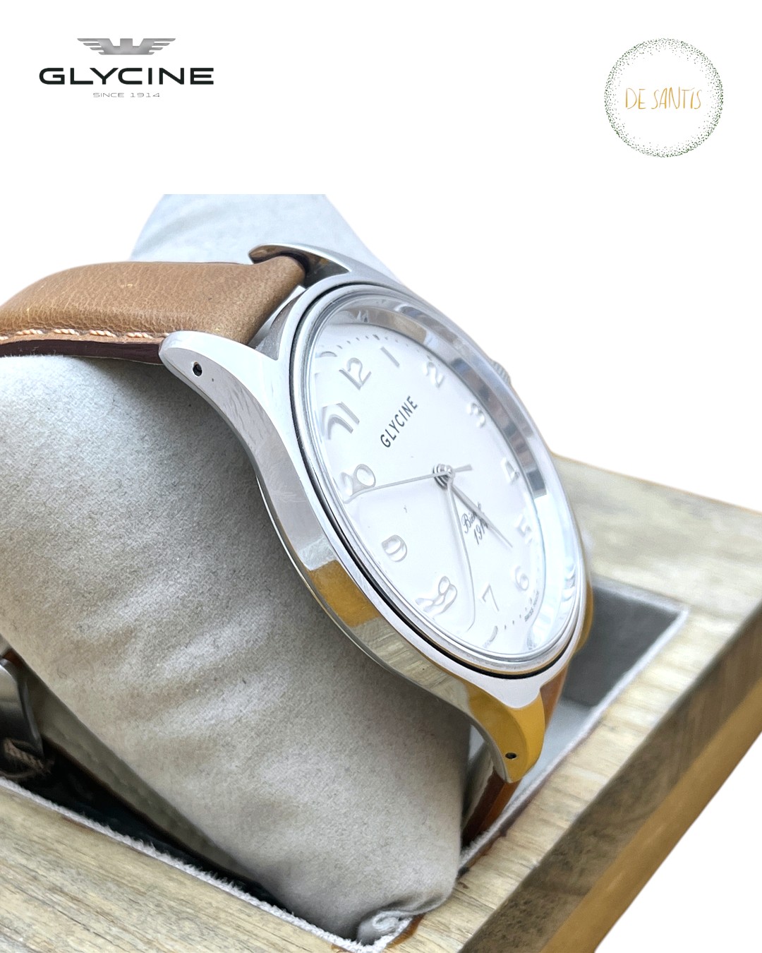 Glycine Bienne 1914 Carica Manuale 44mm 3794: La Purezza dell'Orologeria Meccanica nel Glycine Bienne 1914 Carica Manuale - immagine 2