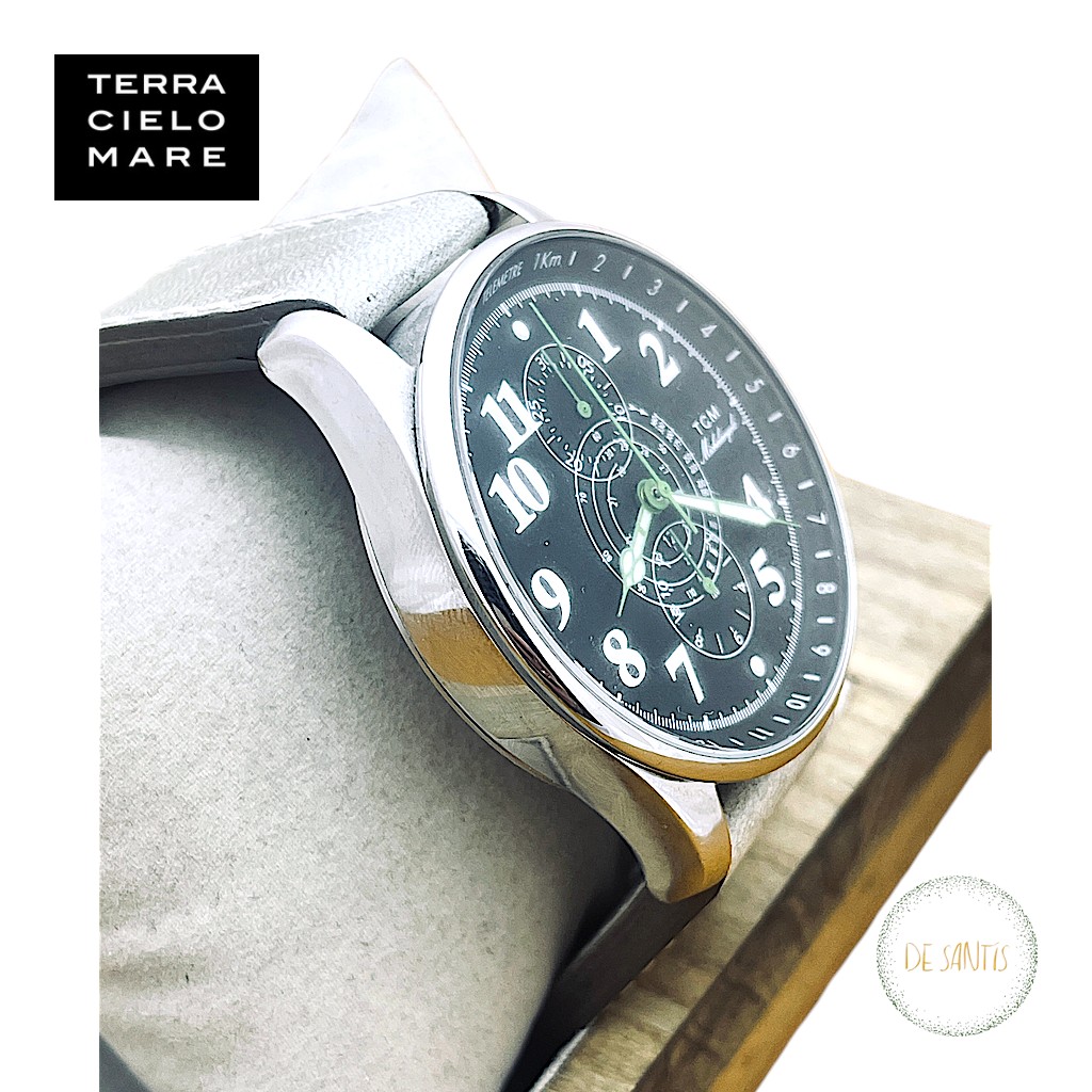 TCM Cronografo Michelangelo Telemeter Automatico 43mm NOS: un segnatempo da collezione della manifattura italiana Terra Cielo Mare - immagine 5