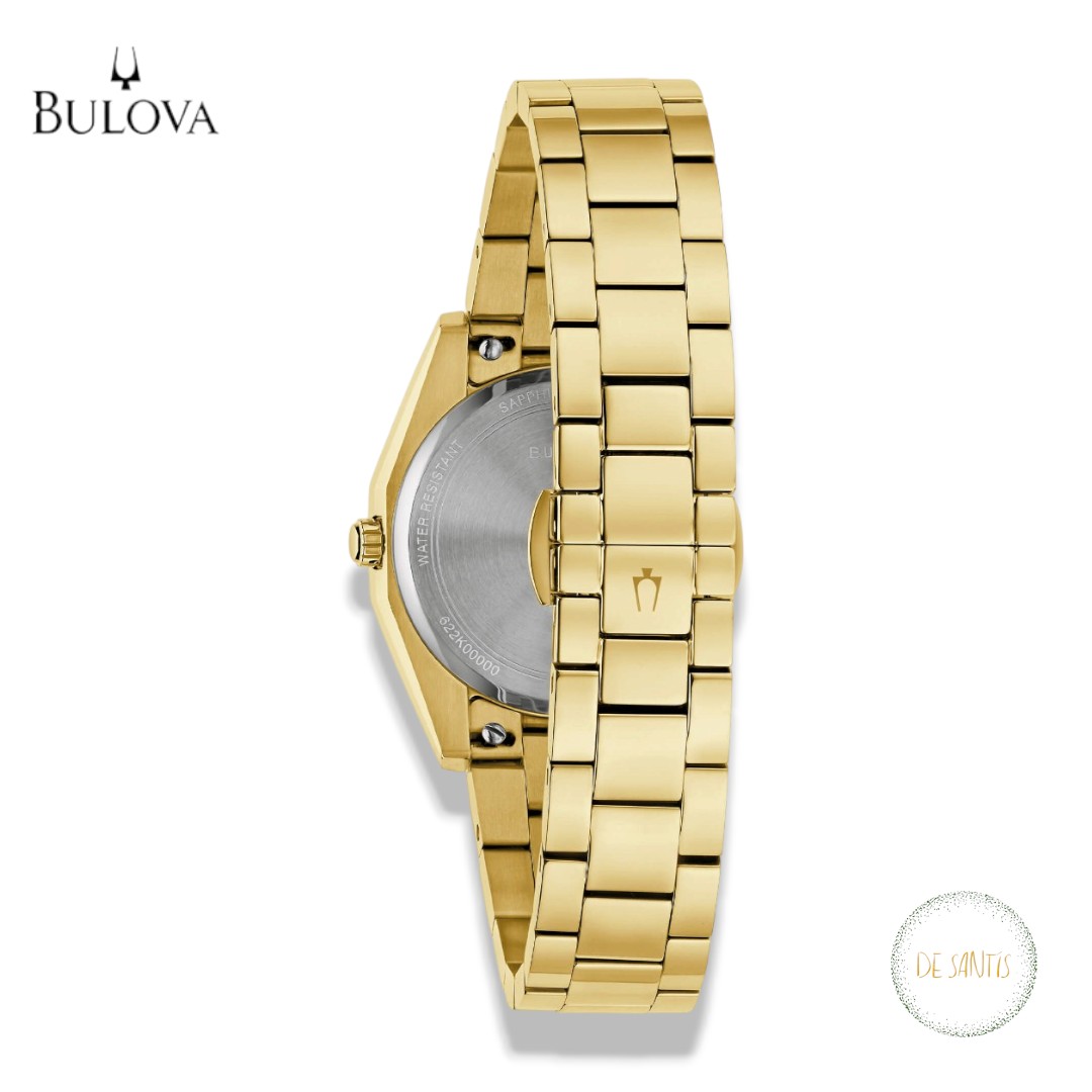 Bulova Surveyor Lady 31mm Oro Giallo 97L206 Donna - immagine 3