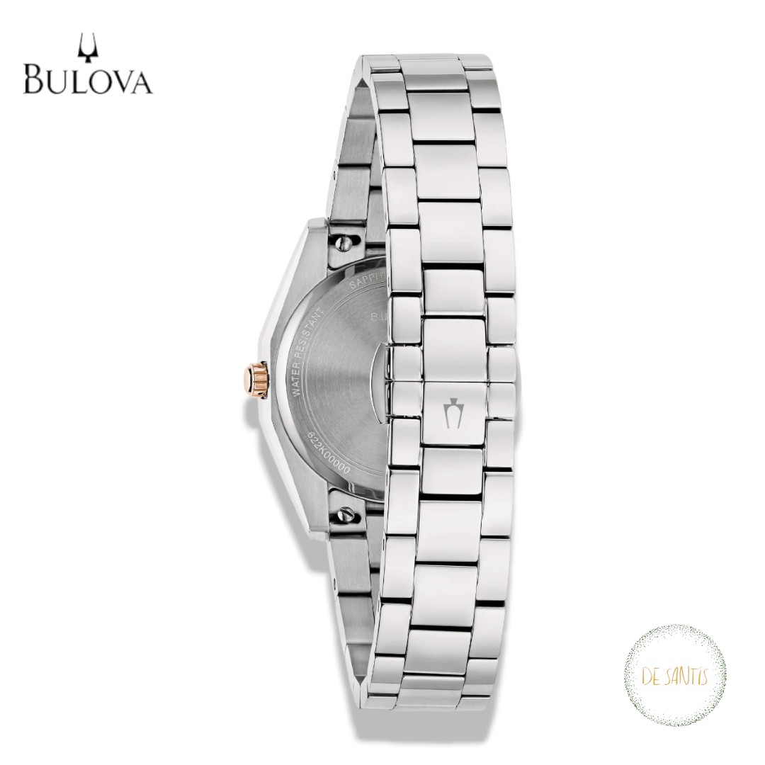 Bulova Surveyor Lady 31mm Bicolore 98L337 Orologio Donna Acciaio Oro - immagine 3